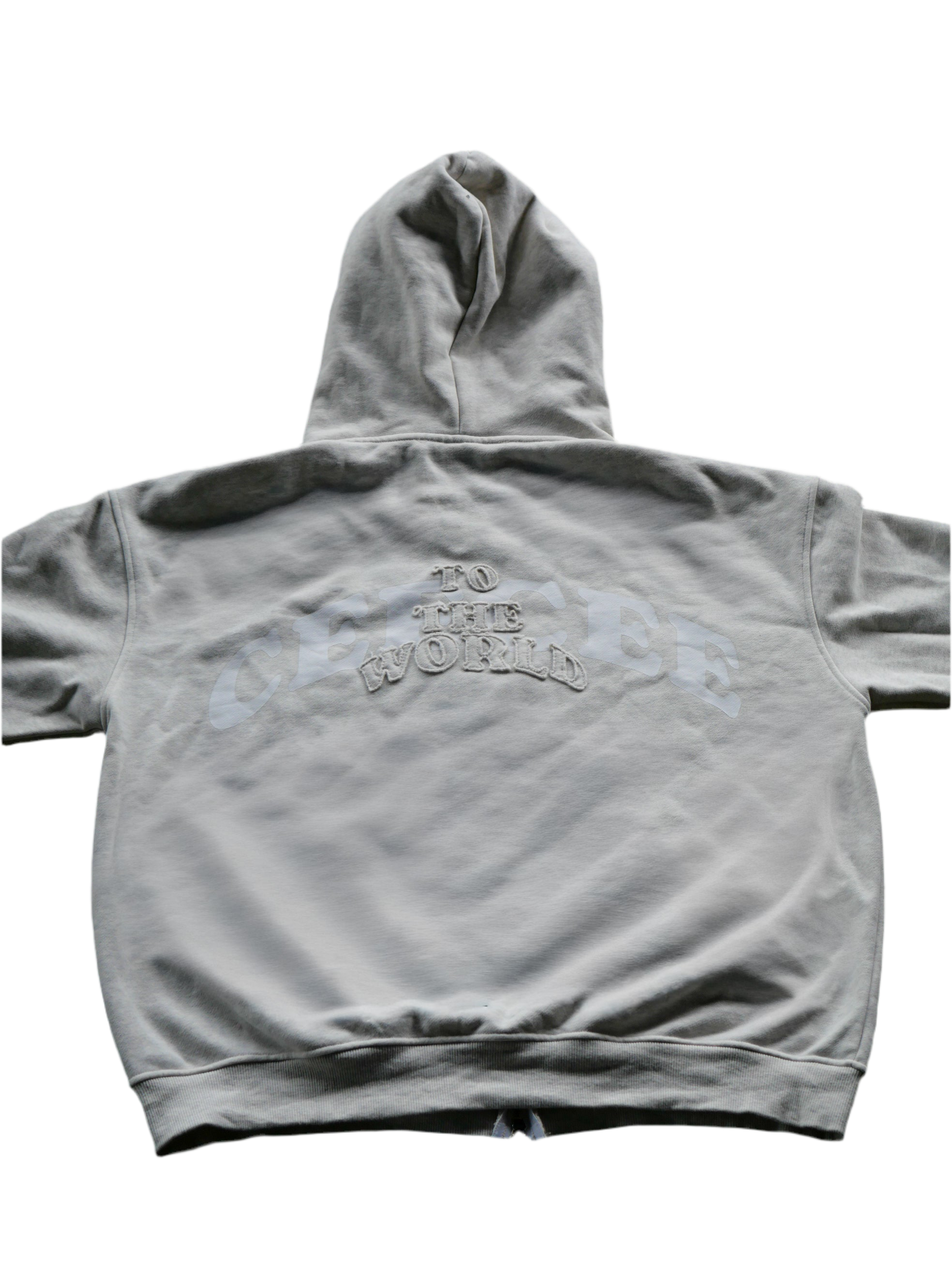 Double Zip Hoodie | Grey