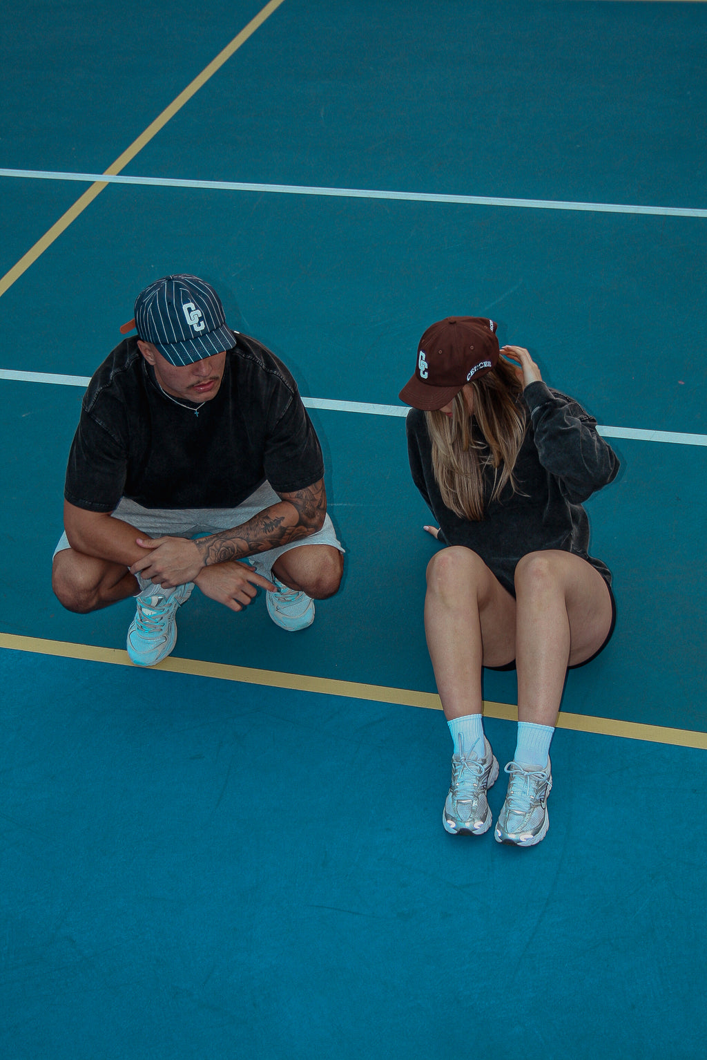 Pin stripe cap