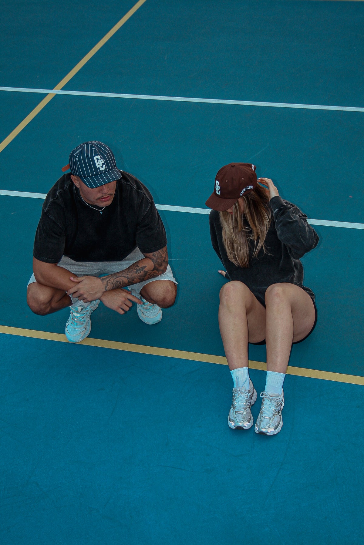 Pin stripe cap